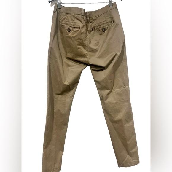 Ted Baker Teds Tall Fit Slim Fit Chino Khaki Brown Pants Mens 34T Career Busines - Picture 7 of 10